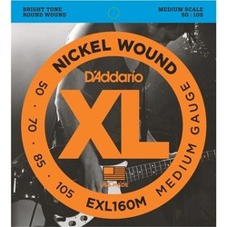 DAddario XL Nickel Wound Bass Medium 50-105