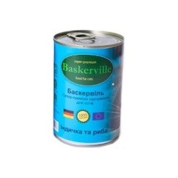 Baskerville Cat Canned with Turkey/Fish 0.2 kg