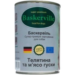 Baskerville Dog Canned with Veal/Goose 0.4 kg