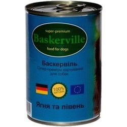 Baskerville Dog Canned with Lamb/Cock 0.4 kg