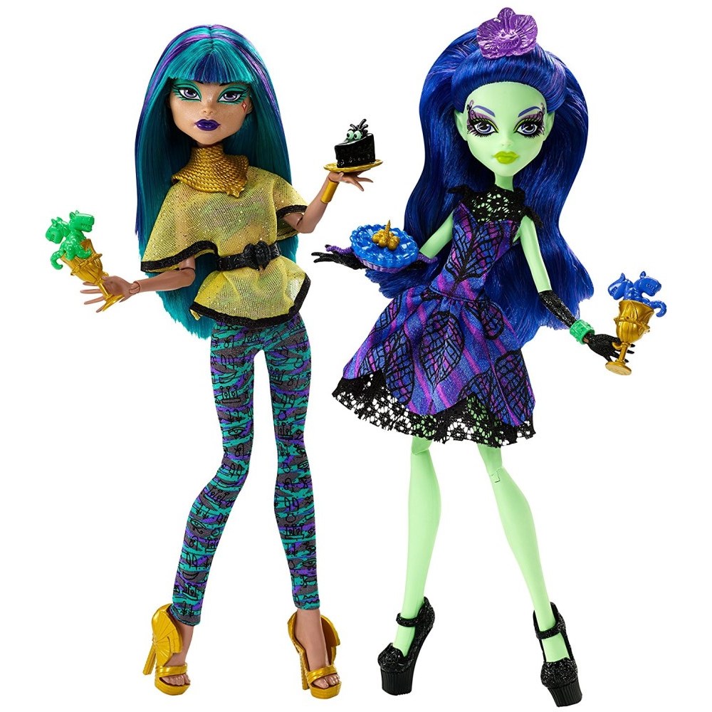 Monster High Scream and Sugar Amanita Nightshade and Nefera de Nile DMD73