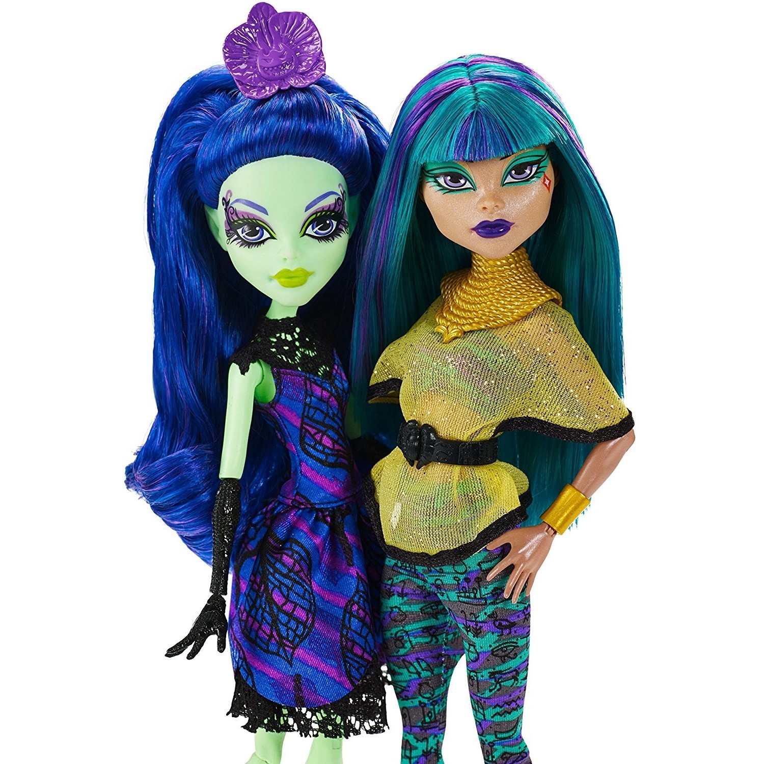 Monster High Scream and Sugar Amanita Nightshade and Nefera de Nile DMD73