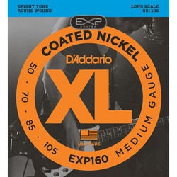 DAddario EXP Coated Nickel Wound Bass 50-105