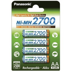 Panasonic High Capacity 4xAA 2700 mAh