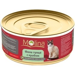 Molina Adult Canned Tuna/Crab 0.08 kg