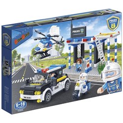 BanBao Police Garage 7002