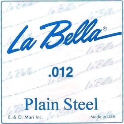 La Bella Single Plain Steel 12