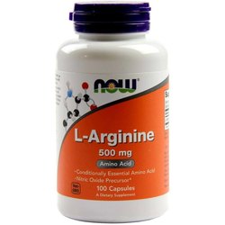 Now L-Arginine 500 mg 100 cap