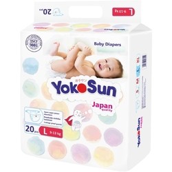 Yokosun Diapers L / 20 pcs