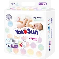 Yokosun Diapers M / 22 pcs