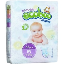 Ecoboo Diapers M / 66 pcs