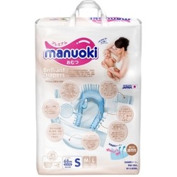 Manuoki Brilliant Diapers S / 68 pcs
