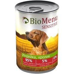 BioMenu Sensitive Canned with Turkey/Rabbit 0.41 kg