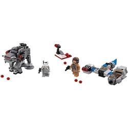 Lego Ski Speeder vs. First Order Walker Microfighters 75195