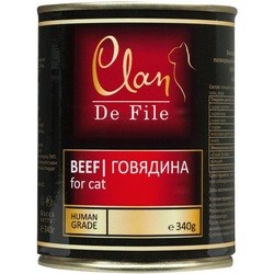 Clan De File Adult Canned with Beef 0.34 kg