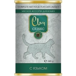 Clan Classic Adult Canned with Tongue 0.34 kg