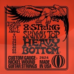 Ernie Ball Slinky Nickel Wound 8-String 9-80