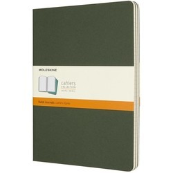 Moleskine Set of 3 Ruled Cahier Journals XLarge Green