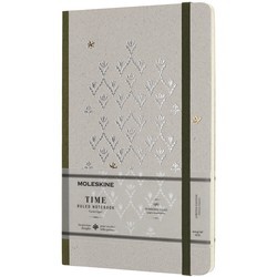 Moleskine Time Ruled Notebook Green