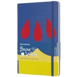 Moleskine Snow White Ruled Notebook Blue