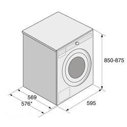 Asko W4086C (серебристый)