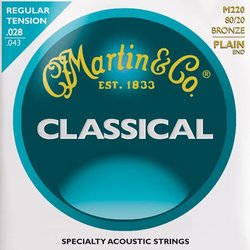 Martin Classical Bronze Wound Plain End 28-43