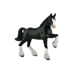 4D Master Black Clydesdale Horse 26526