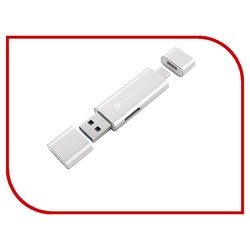 Satechi Aluminum Type-C USB 3.0 and Micro/SD Card Reader (серебристый)