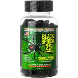 Cloma Pharma Black Spider 25 100 cap