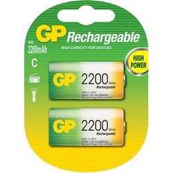 GP Rechargeable 2xC 2200 mAh