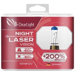 ClearLight Night Laser Vision +200 Light H1 2pcs