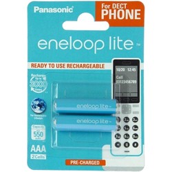 Panasonic Eneloop Lite Dect 2xAAA 550 mAh