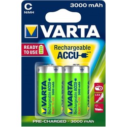 Varta Rechargeable Accu 2xC 3000 mAh