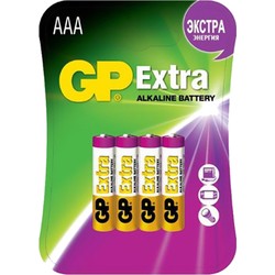 GP Extra Alkaline 4xAAA