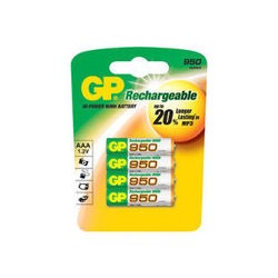 GP Rechargeable 4xAAA 950 mAh