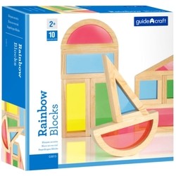 Guidecraft Rainbow Blocks 10 Piece Set G3015