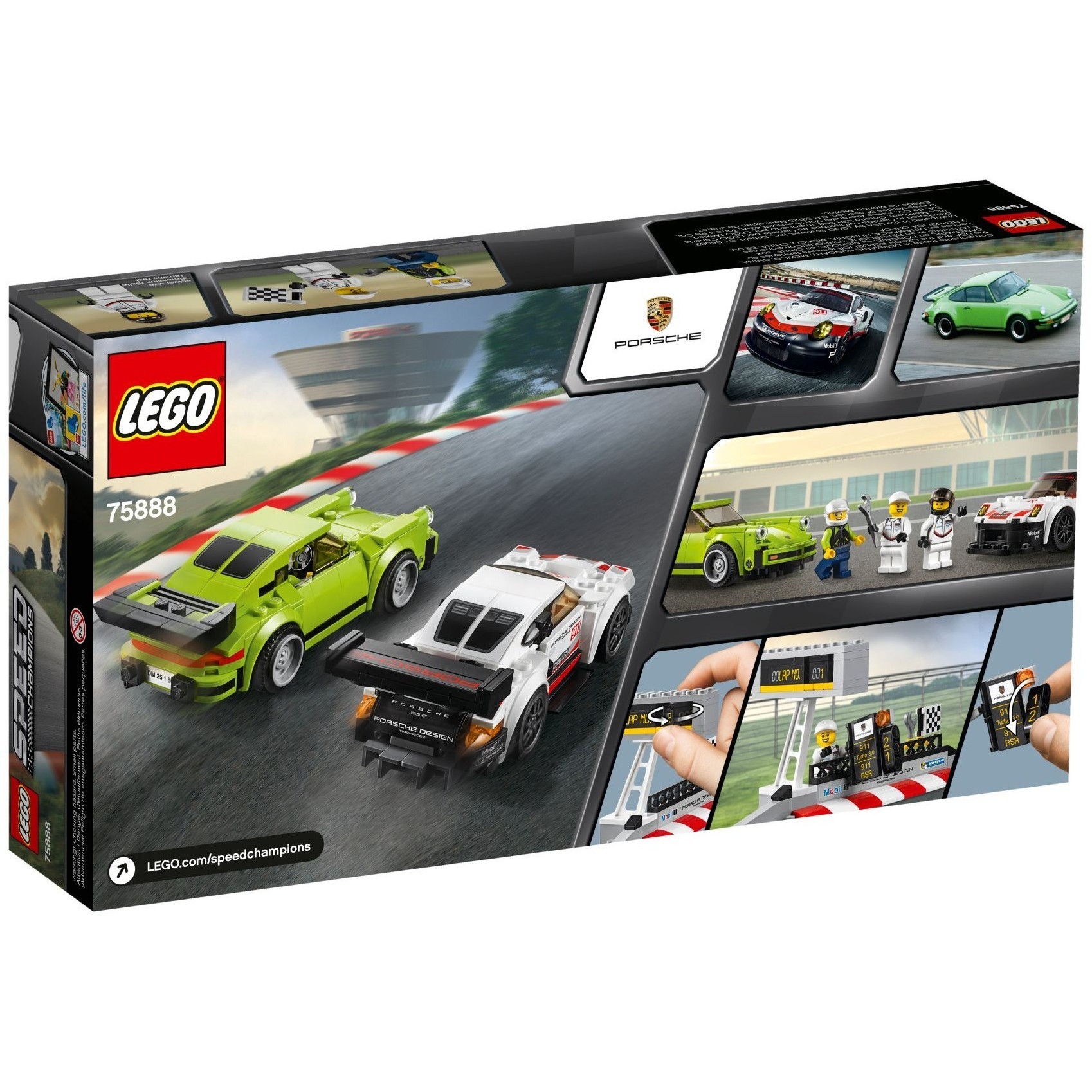Lego Porsche 911 RSR and 911 Turbo 3.0 75888