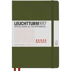 Leuchtturm1917 Red Dots Notebook Green