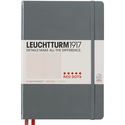 Leuchtturm1917 Red Dots Notebook Grey