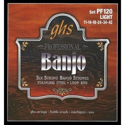 GHS Banjo Stainless Steel 11-42