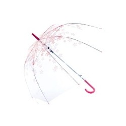Bradex Umbrella Transparent with Light Pink Flowers