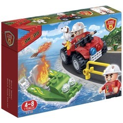 BanBao Firemen Car and Boat 7118