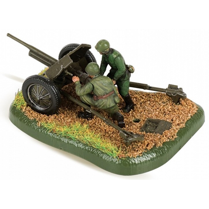Zvezda Soviet 45 mm Anti-Tank Gun with Crew (1:72)