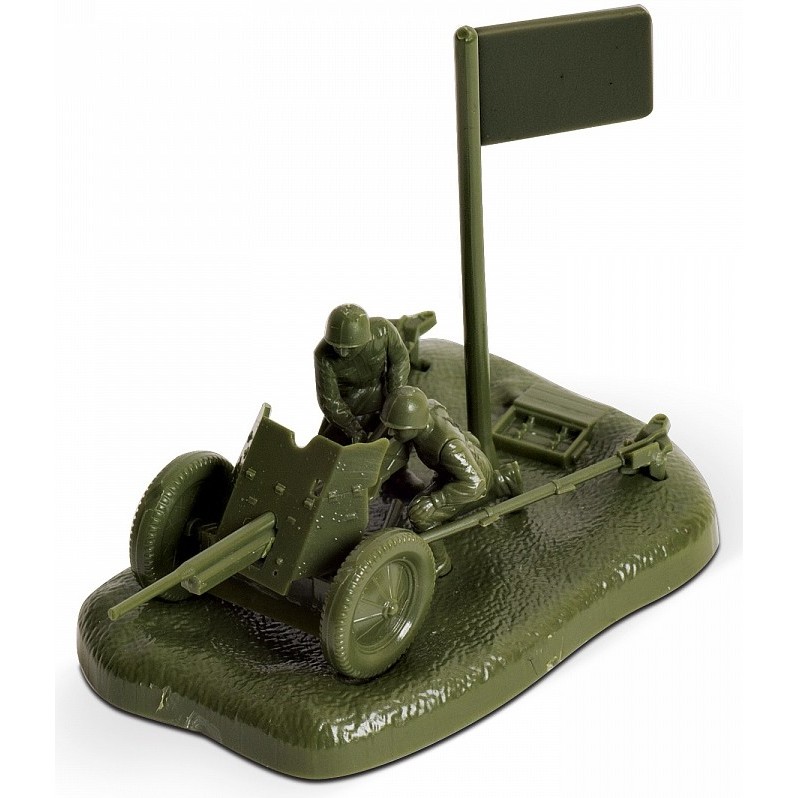 Zvezda Soviet 45 mm Anti-Tank Gun with Crew (1:72)