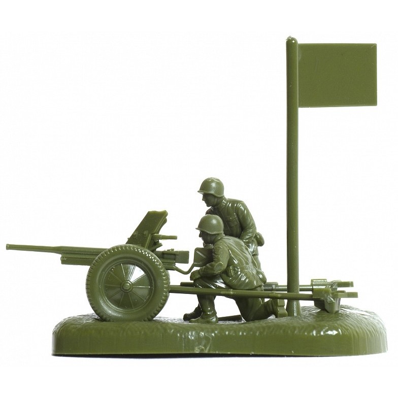 Zvezda Soviet 45 mm Anti-Tank Gun with Crew (1:72)