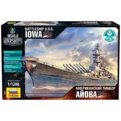 Zvezda Battleship U.S.S. Iowa (1:1200)