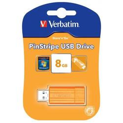 Verbatim PinStripe 8Gb (оранжевый)