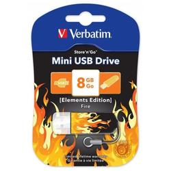 Verbatim Mini Elements 8Gb (оранжевый)