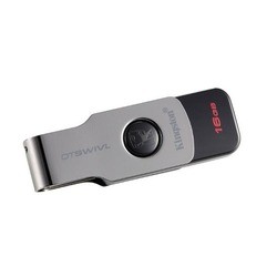 Kingston DataTraveler Swivl 16Gb (серебристый)