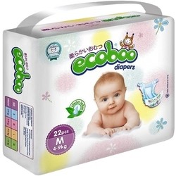 Ecoboo Diapers M / 22 pcs
